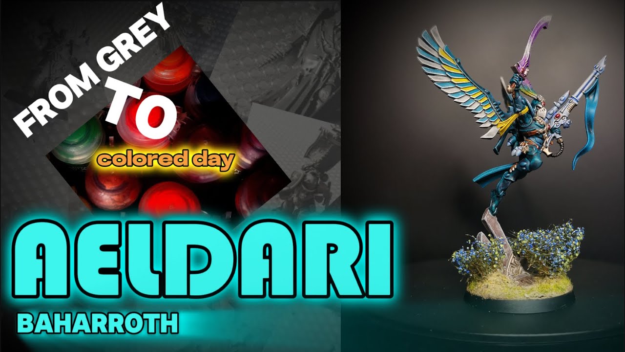 Painting Tutorial: Aeldari Phoenix Lord Baharroth | Warhammer 40k Hobby & Art Passion