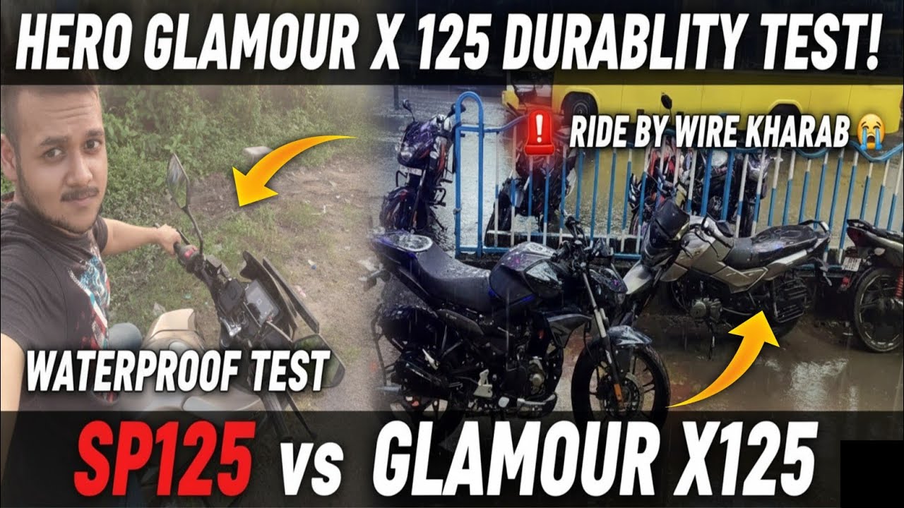 Hero Glamour X 125 Waterproof Test