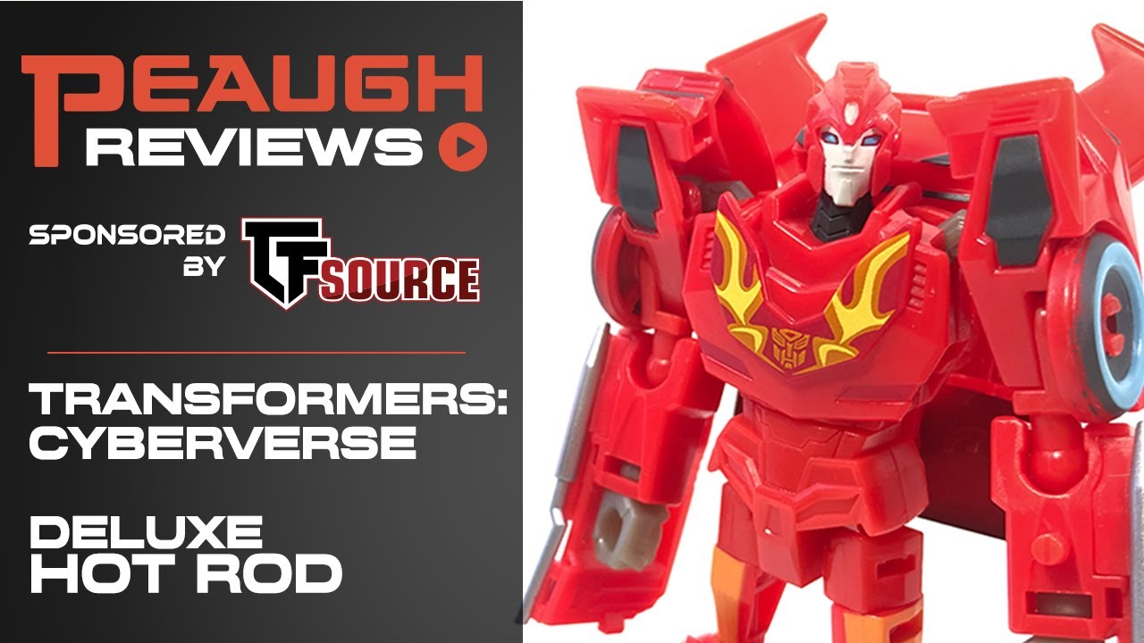Video Review: Transformers Cyberverse - Deluxe HOT ROD