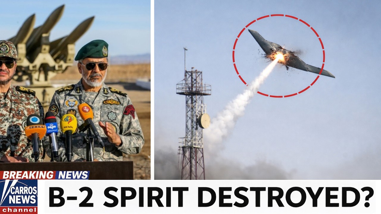 US Military Disaster: Iran Shot Down B-2 Spirit Strategic Bomber