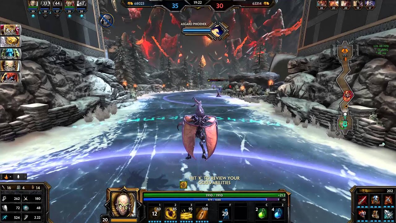 Smite AMC (Ah Muzen Cab) Gameplay Assault