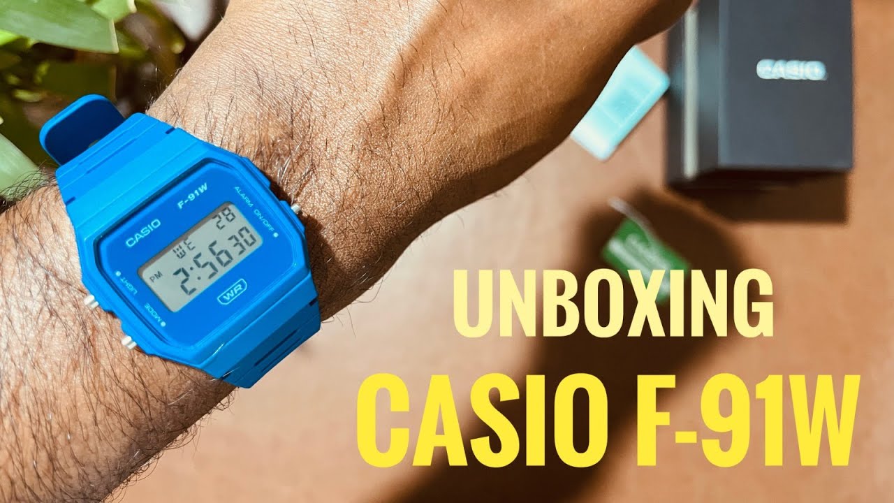 Unboxing The Legendary Casio F91W  | #casiof91w #casio