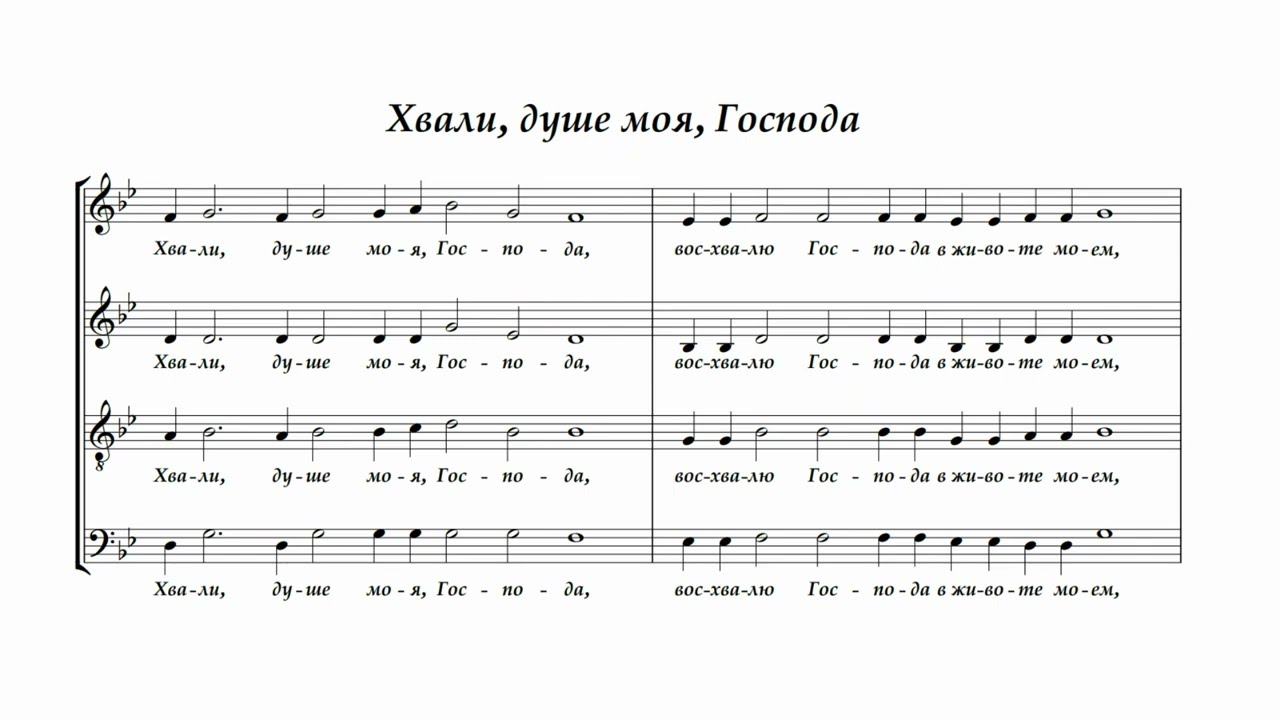 М. Котельников Хвали, душе моя, Господа