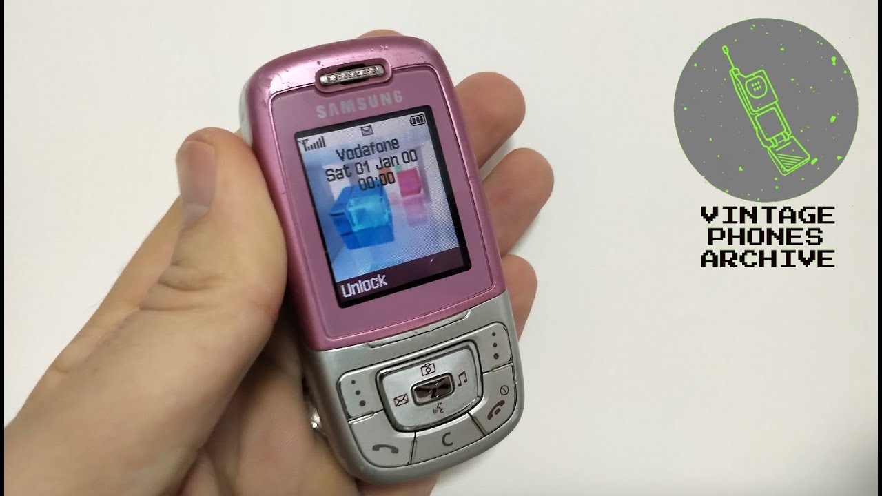 Samsung SGH-E630 Mobile phone menu browse, ringtones, games, wallpapers