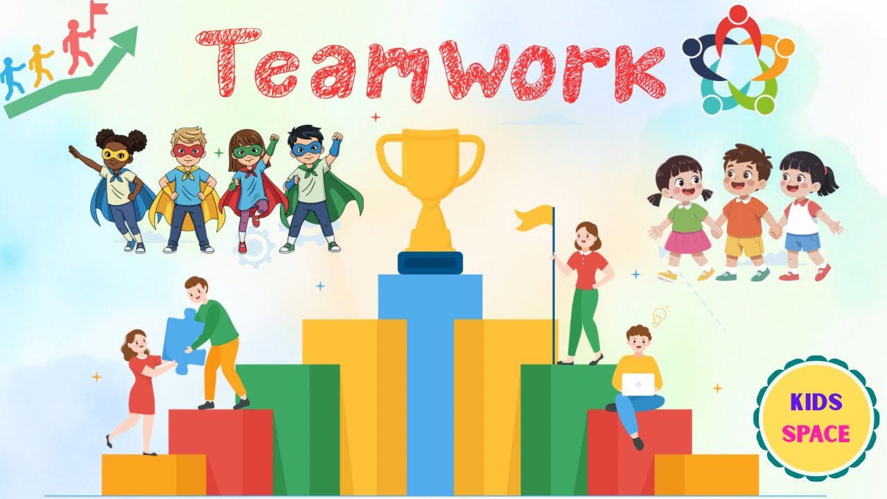 Teamwork video for kids|What is teamwork? How does teamwork helps us?| Kids' educational video #kids