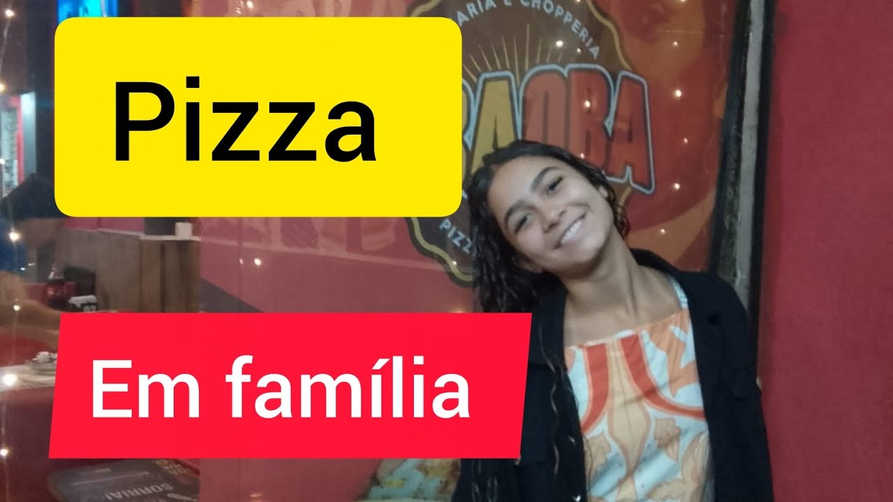 Pizza em família.