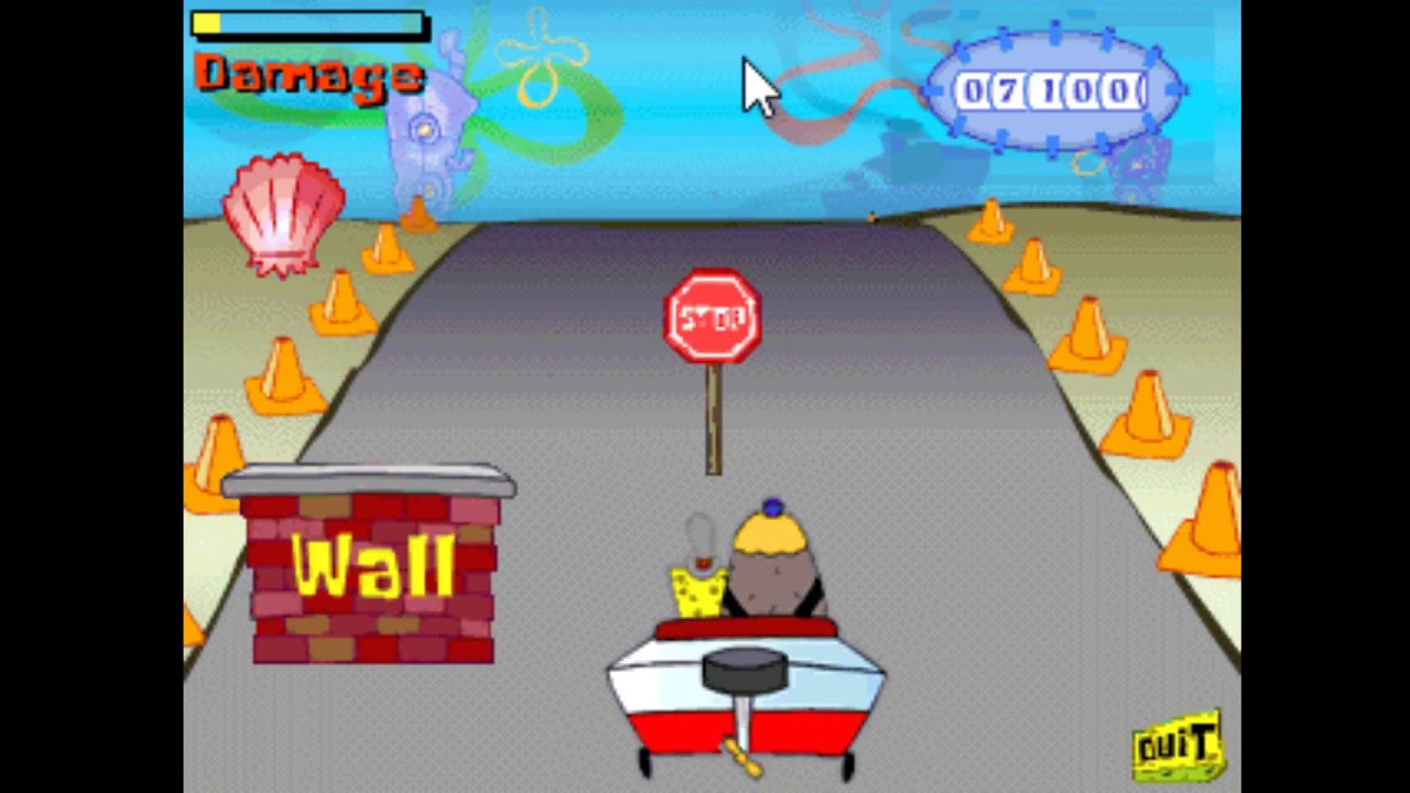 Spongebob Squarepants - Mrs. Puffs Boating School (1999 PC Game)