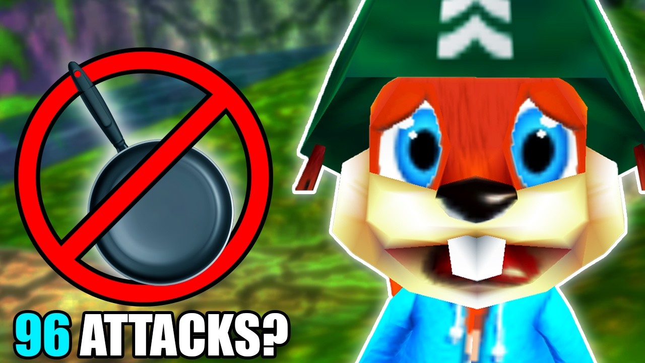 How many Attacks Do You Need to Beat Conker's Bad Fur Day?