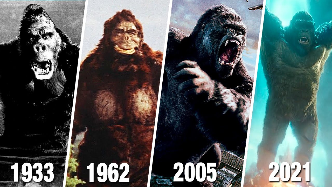 KING KONG: Evolution in Movies - from 1933 to 2021 | Godzilla vs. Kong (2021)