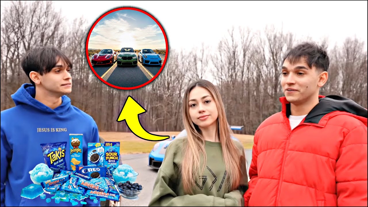 Ivanita Lomeli - 24 HOURS Eating The Color Of My SUPERCAR!