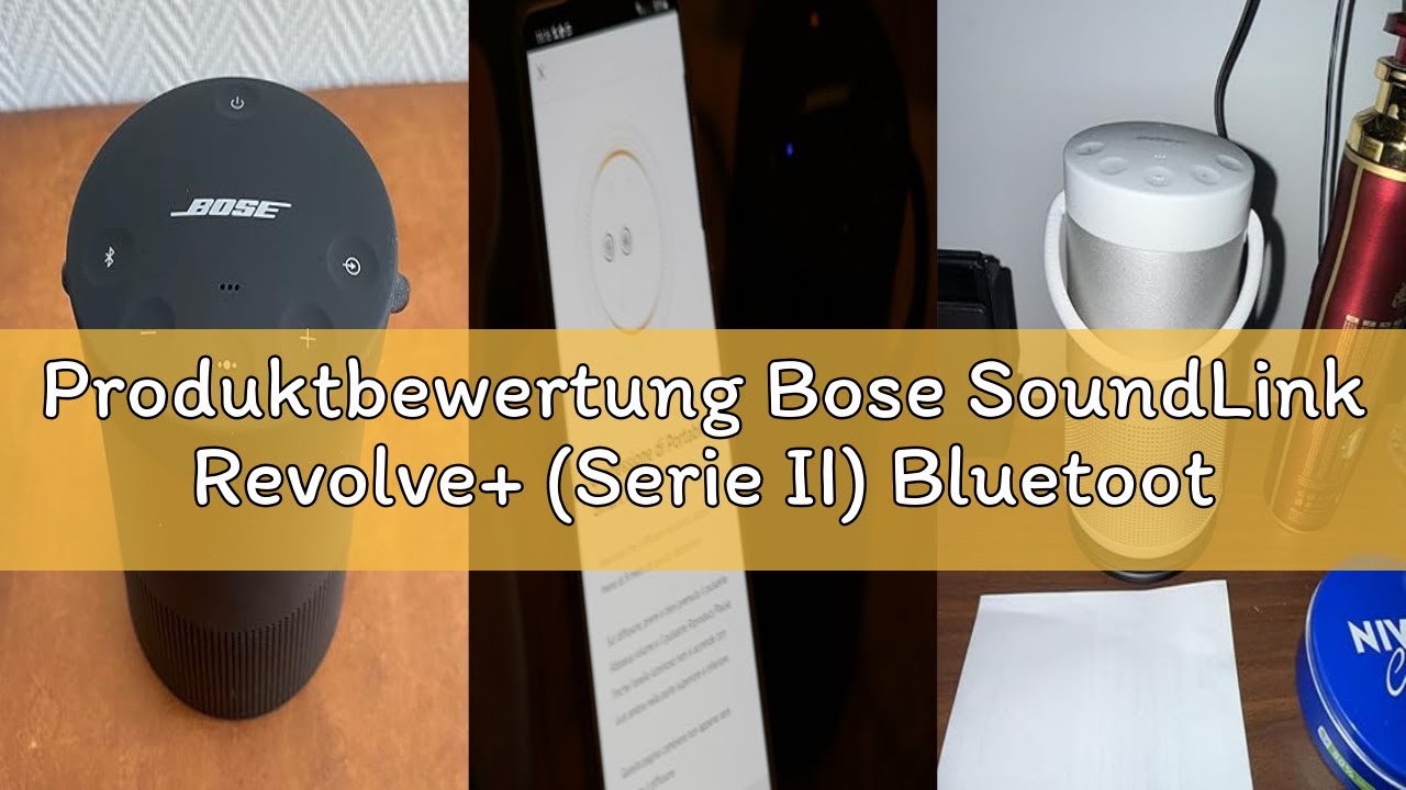 Produktbewertung Bose SoundLink Revolve+ (Serie II) Bluetooth Speaker – Tragbarer, wasserabweisender