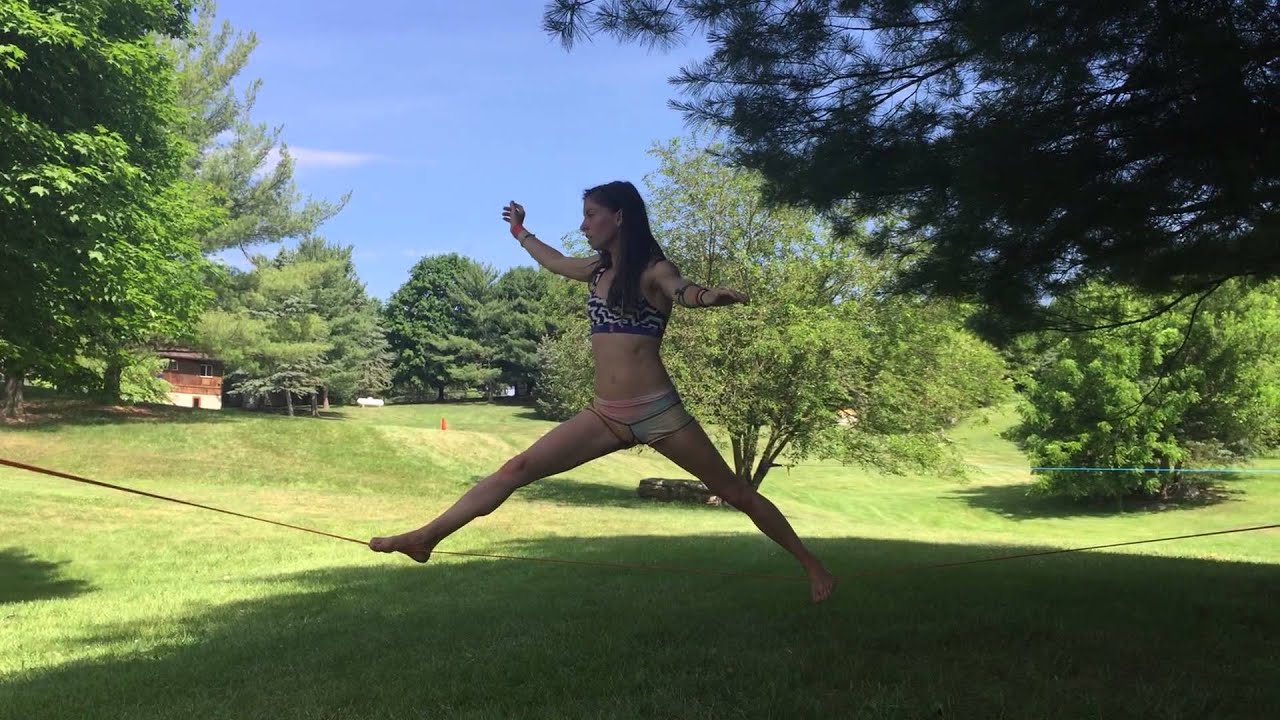 Sequencing slackline poses SLACK ASANA