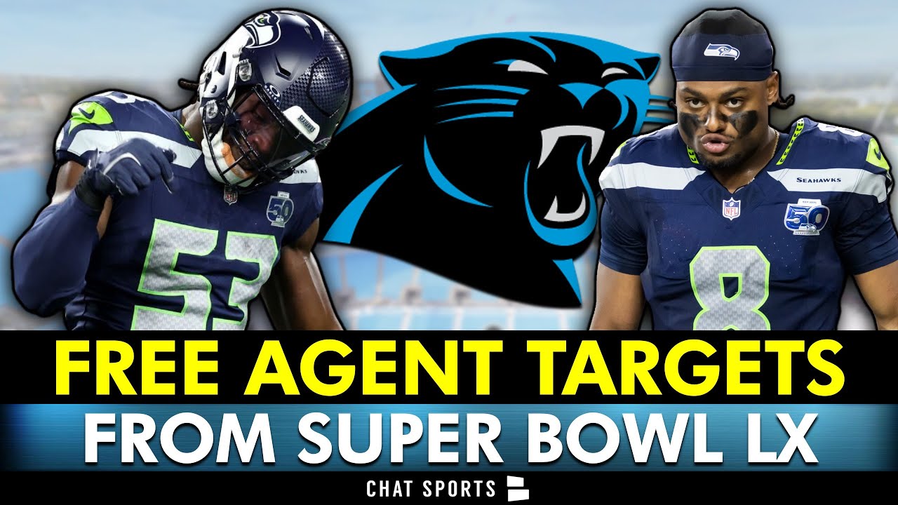 Carolina Panthers Free Agent Targets From Super Bowl LX Ft. Riq Woolen & Boye Mafe