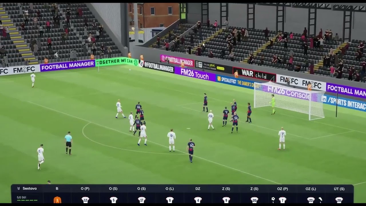 🇨🇿 Další milník hotový - Přeložený celý zápas Football Manager 2026 CZ po korekcích