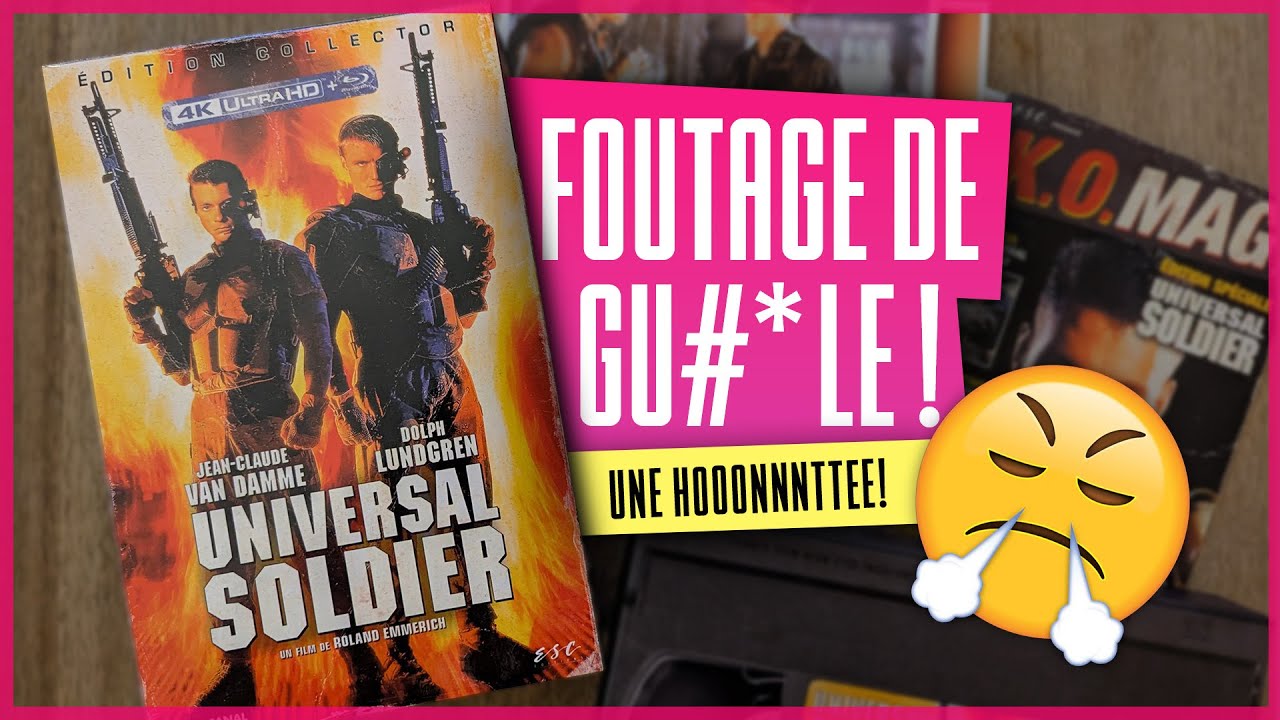 😡💥 Universal Soldier VHS Box 4K | Honteux ! Foutage de gu#*le !