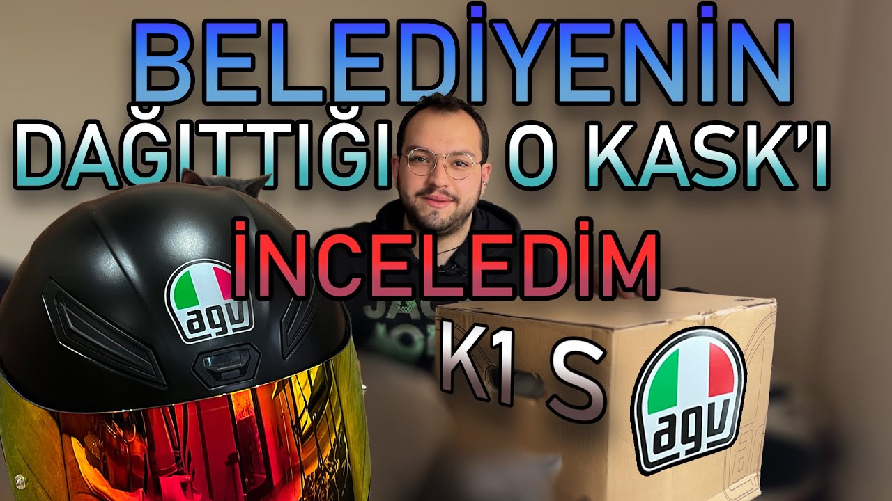 YENİ KASKIM! AGV K1 S KUTU AÇILIŞI & İNCELEME