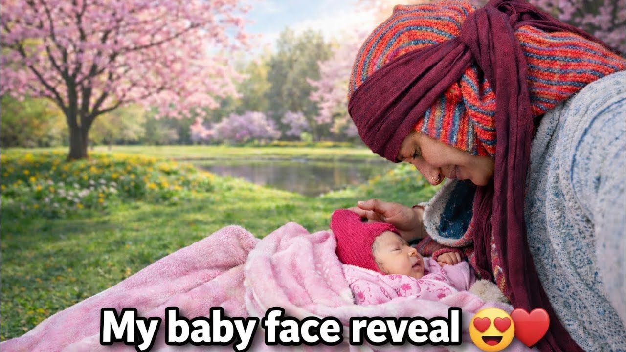 My baby face reveal😍❤️@Poojavlogs72 💚☘️