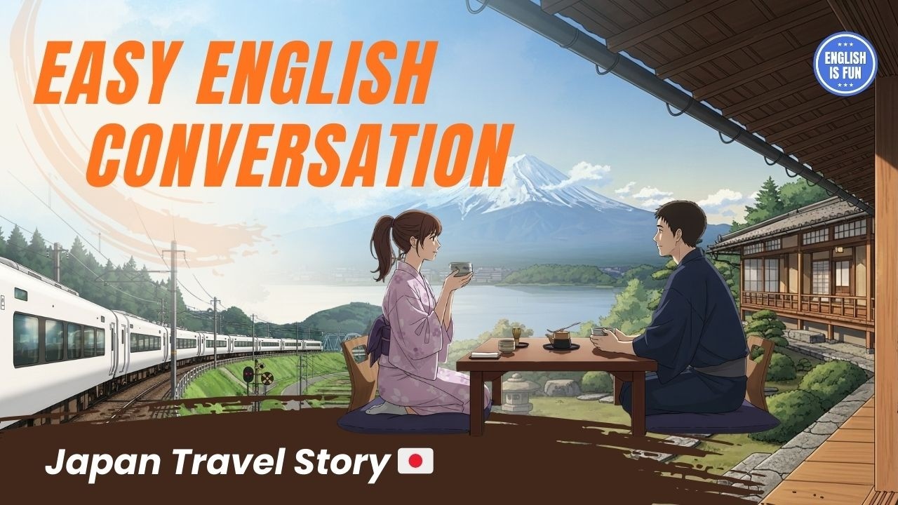 Простая история на английском языке | Первое посещение Японии 🇯🇵 #travelenglish #englishstory #ja...