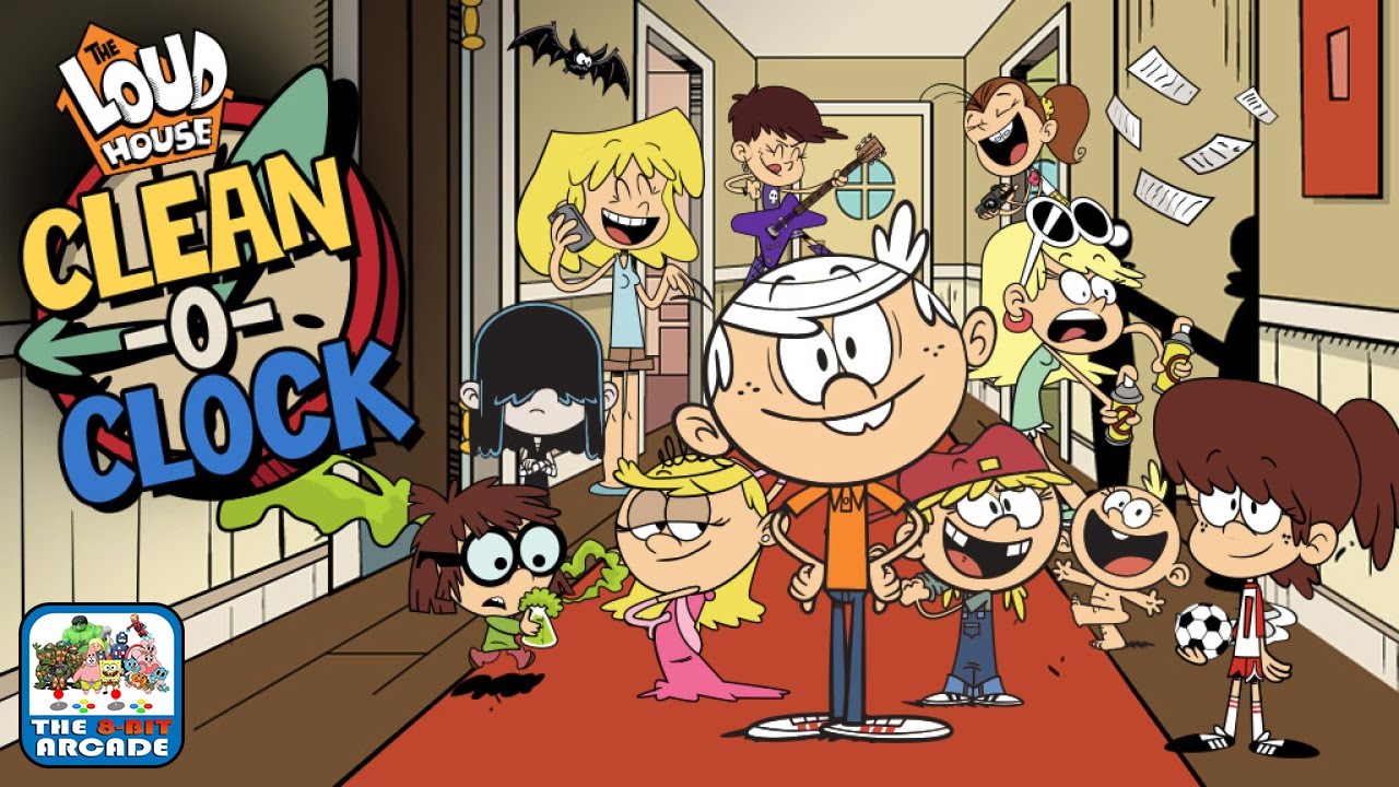 Шумный дом: Clean-O-Clock — поддерживайте чистоту и порядок в доме (Nickelodeon Games)