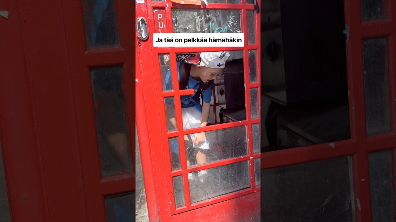 Lontoon saastaset puhelinkopit 😂🇬🇧