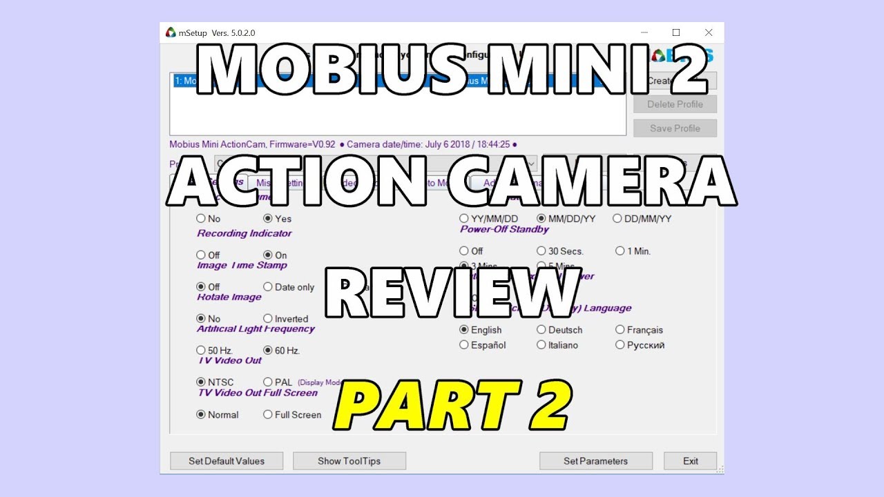 MOBIUS MINI 2 ACTION CAMERA REVIEW - PART 2 (Audio fixed)