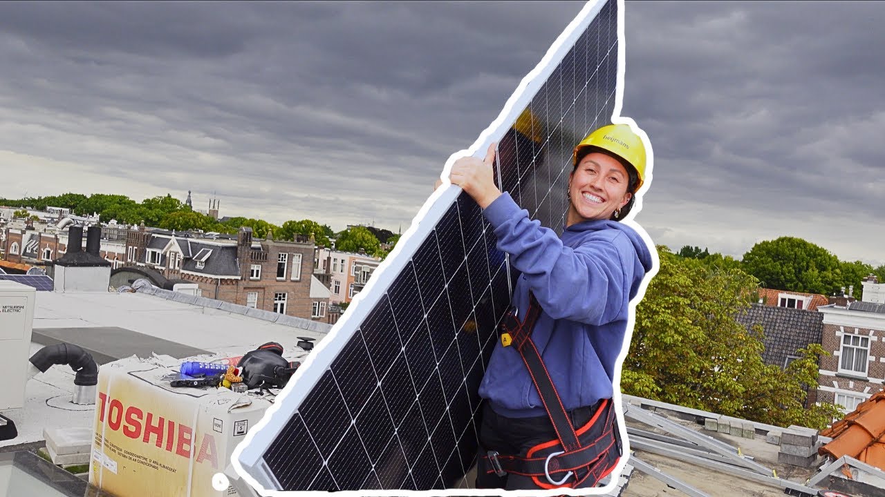 ZO WORDEN ZONNEPANELEN GEÏNSTALLEERD: EEN DAG MET SOLAR LILLI - FLORINESCHOENMAKER VLOG #176