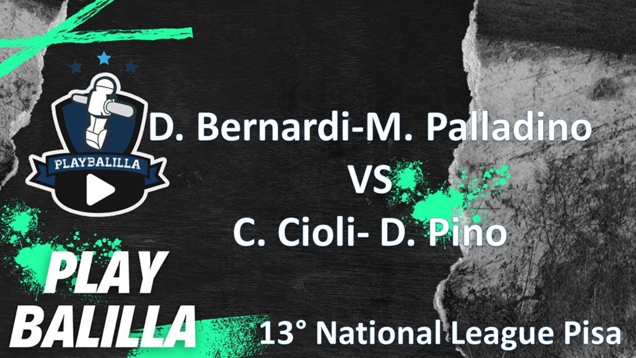 D. Bernardi- M. Palladino VS C. Cioli- D. Pino 13° National League Pisa