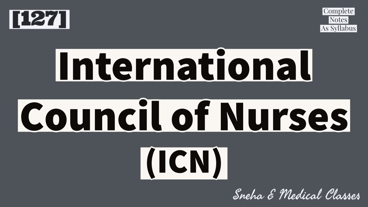 International Council of Nurse !! ICN !! Management !! Hindi !! Nursing !!