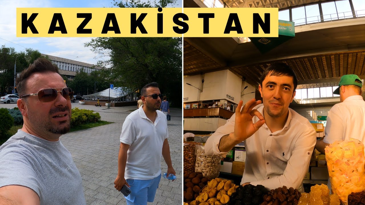 KAZAKİSTAN'da İlk Gün 🇰🇿 Kök Töbe, Kök Bazar ve Diğer Gezilecek Yerler