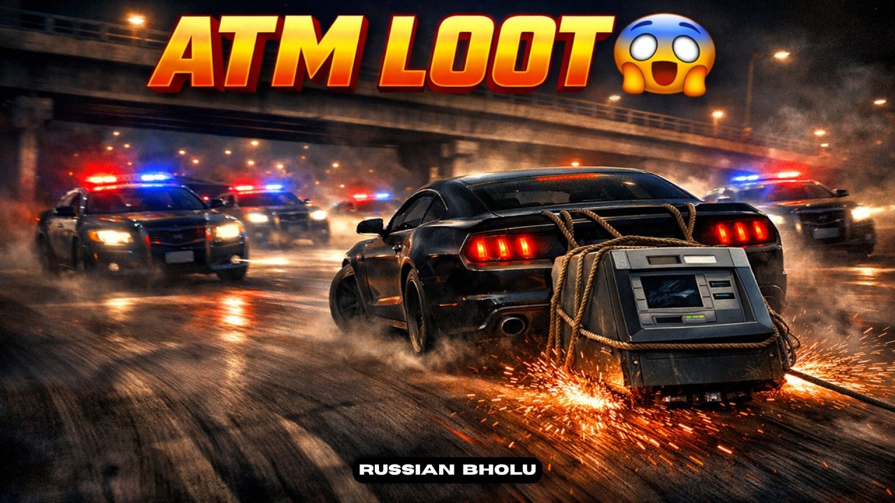 ATM Robbery Gone Wrong 😱 | Russian Bholu in Action | GTA 5 Hydra Roleplay #hydraroleplay #gta