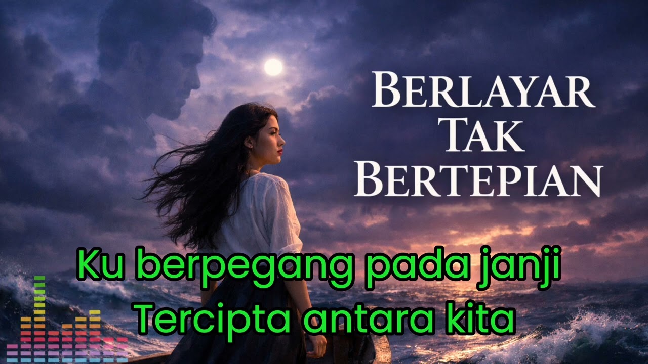 Ella - Berlayar Tak Bertepian | Lirik Lagu Full / Ku belayar di lautan tidak bertepian viral tiktok