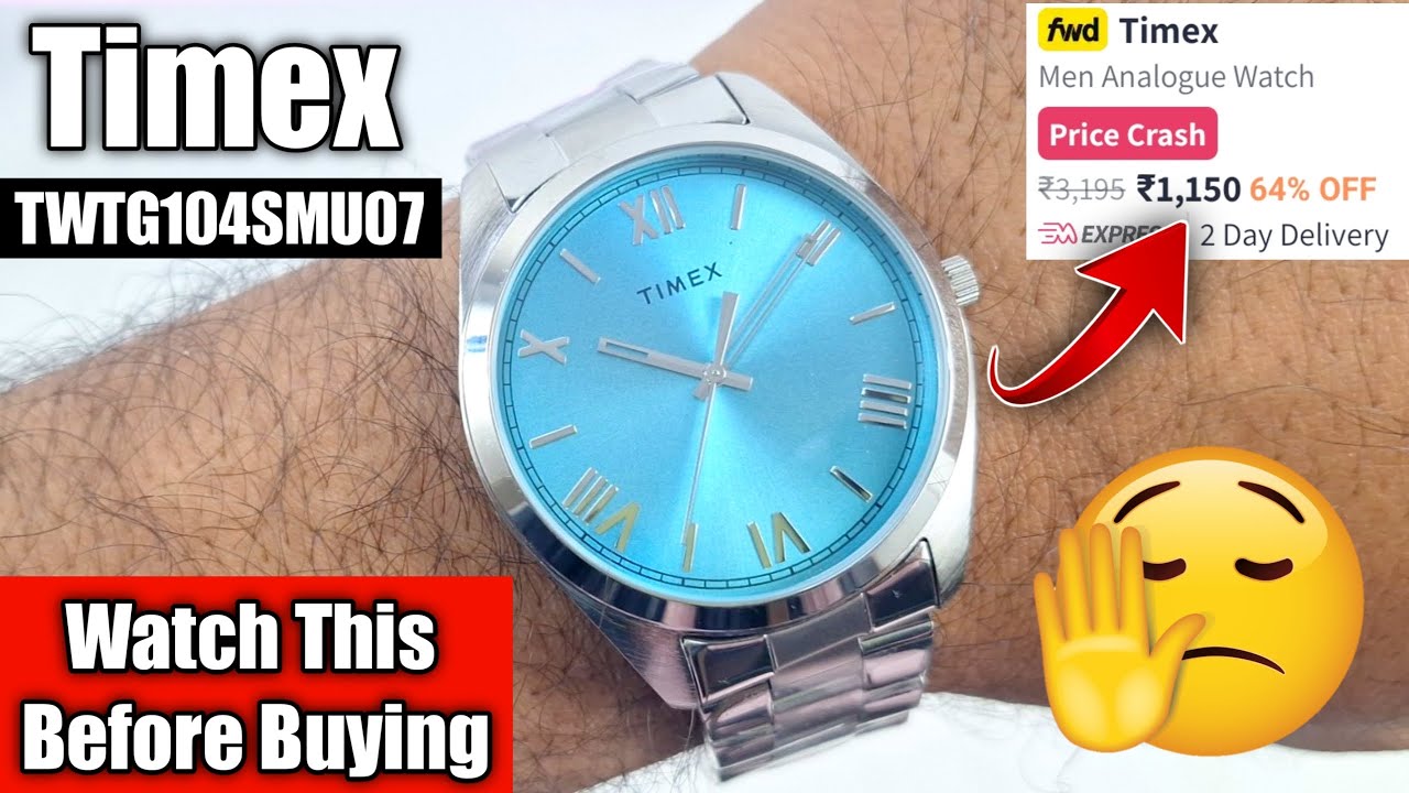 Timex TWTG104SMU07 Watch Unboxing & Review | Should You Buy Or Not ?