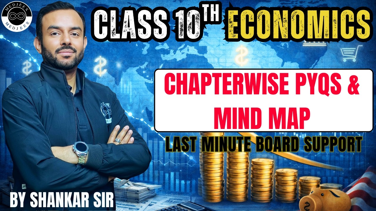 Economics | Chapterwise PYQs & Mind Map | Class 10th Board | By Shankar Sir | CBSE 2026