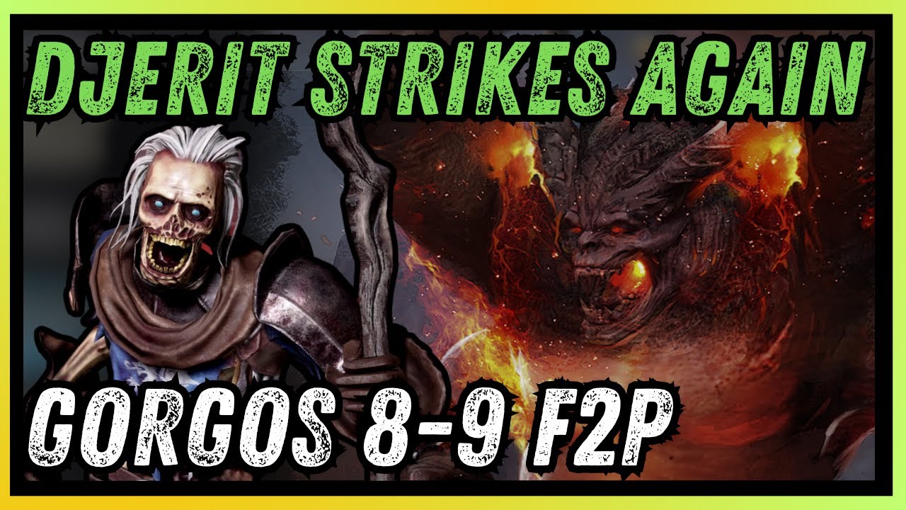 🔥 It CAN'T Get Easier Than THIS 🔥 NO LEGENDARY Gorgos 8-9 Djerit Team  | King Arthur: Legends Rise