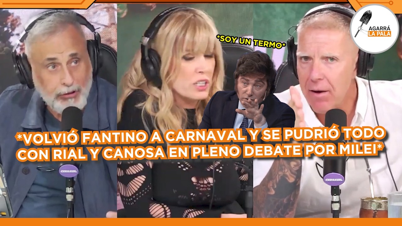 VOLVIÓ FANTINO Y SE PUDRIÓ TODO CON RIAL Y CANOSA EN PLENO DEABTE DE CARNAVAL: 