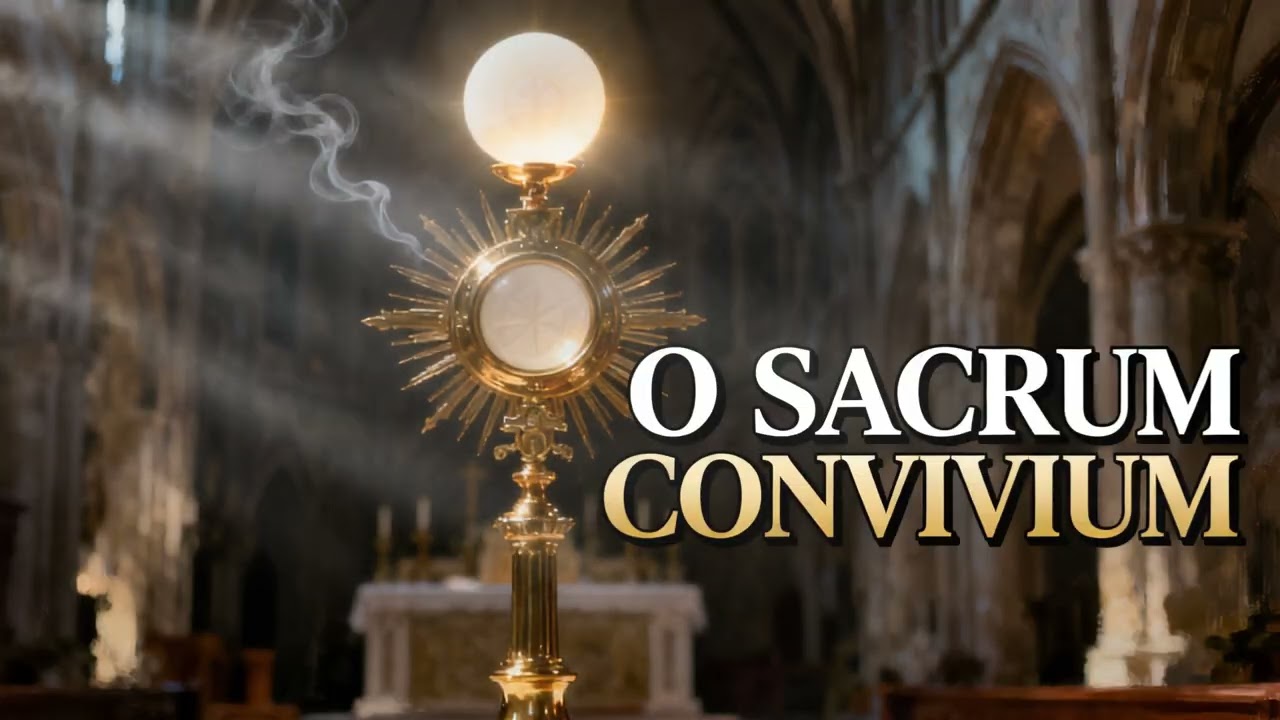 O Sacrum Convivium | Gregorian Chant & Catholic Choir | Eucharistic Hymn