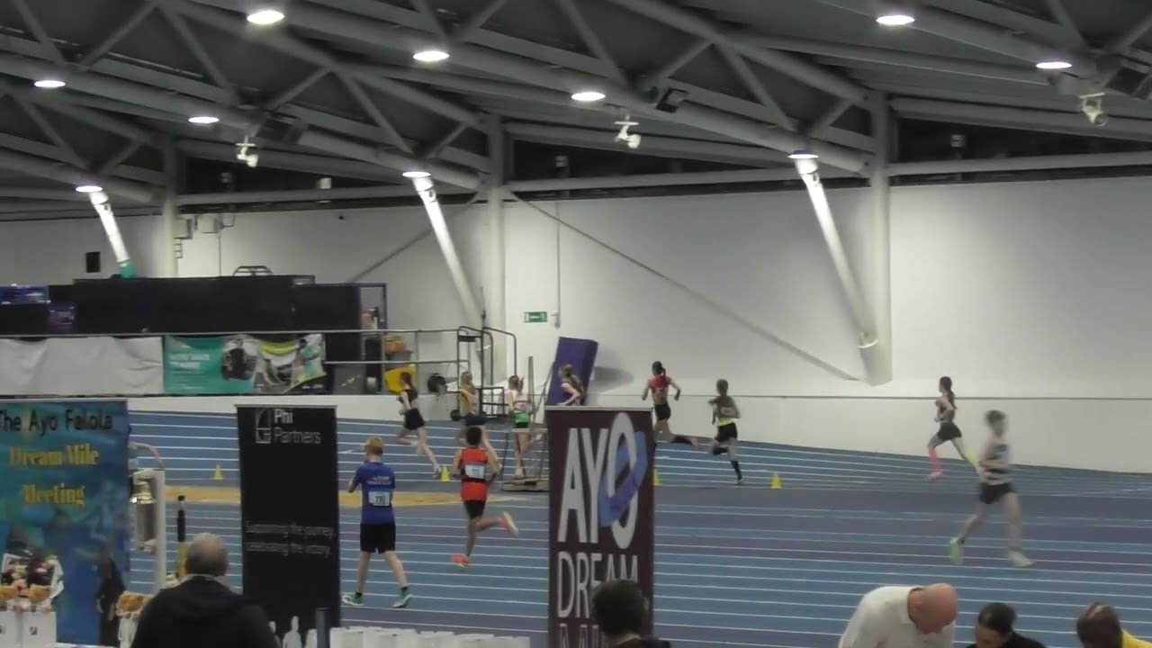 800m u15 girls Ayo Falola Dream Mile and BMC Lee Valley Meeting 4th February 2026