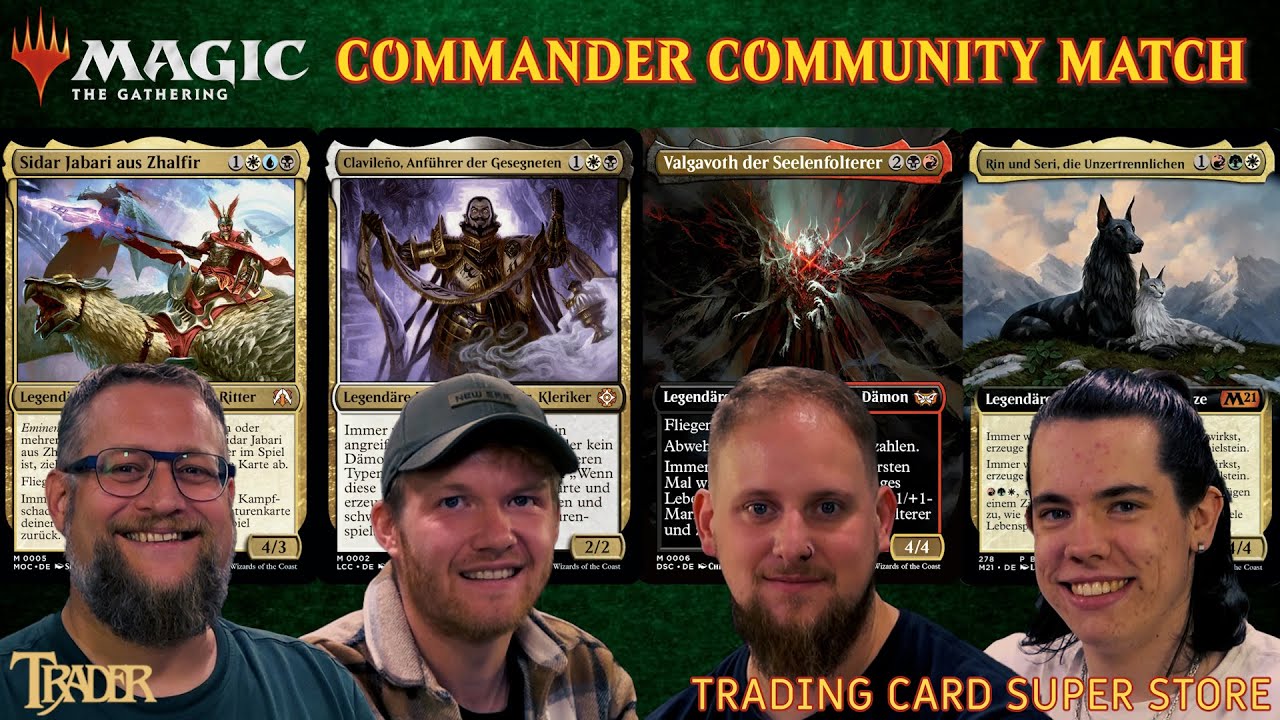 MTG Commander Gameplay 406 | Magic the Gathering deutsch | Trader Event Multiplayer Deck Match 2025