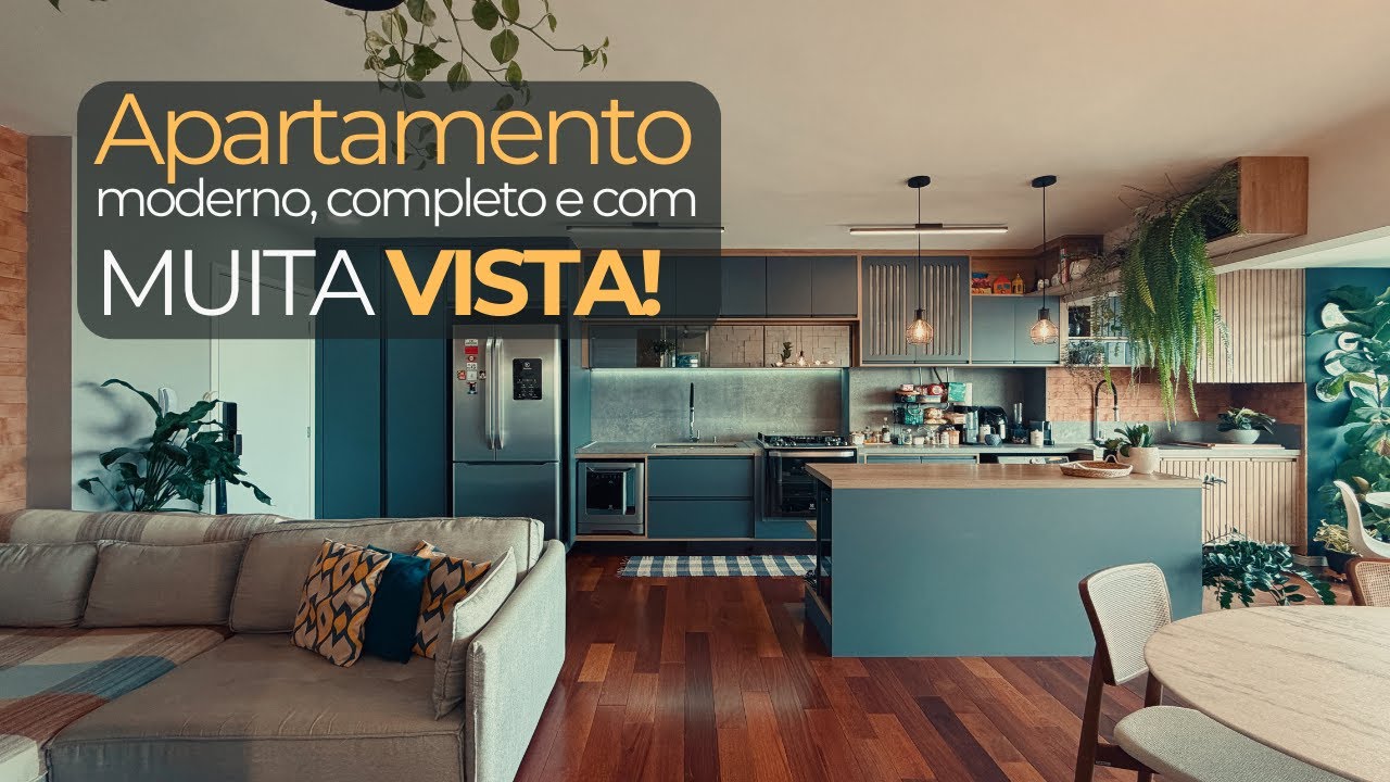 APARTAMENTO MODERNO, COMPLETO E COM MUITA VISTA!