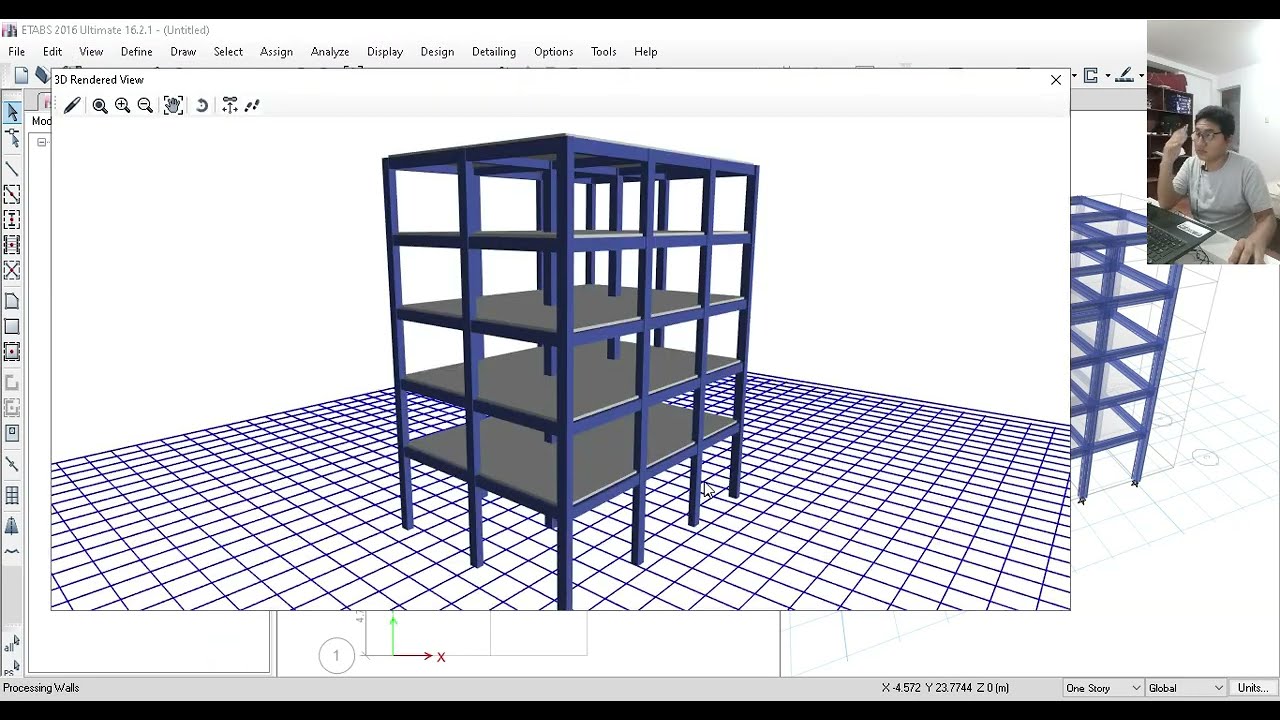 VERIFICANDO ESTABILIDAD DE LA ESTRUCTURA CON ETABS + HOJA DE EXCEL 2023!!!