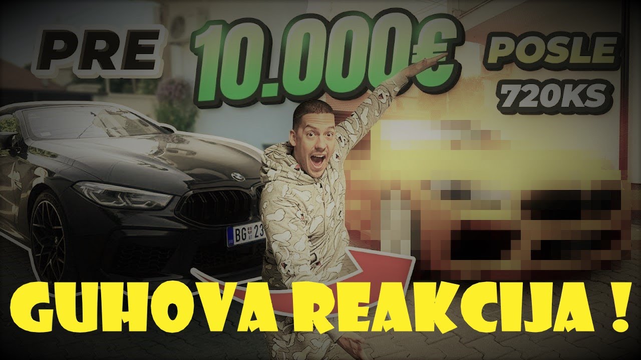 GUH REAKCIJA NA BAKA PRASE TRANSFORMACIJA BAKINOG BMW M8 !!!