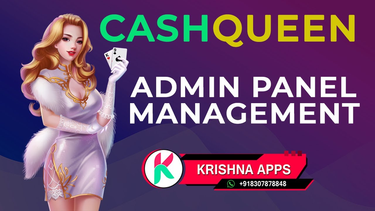 CashQueen &ndash;Earning App Admin Panel Management & App showcase Website Overview - Krishna Apps