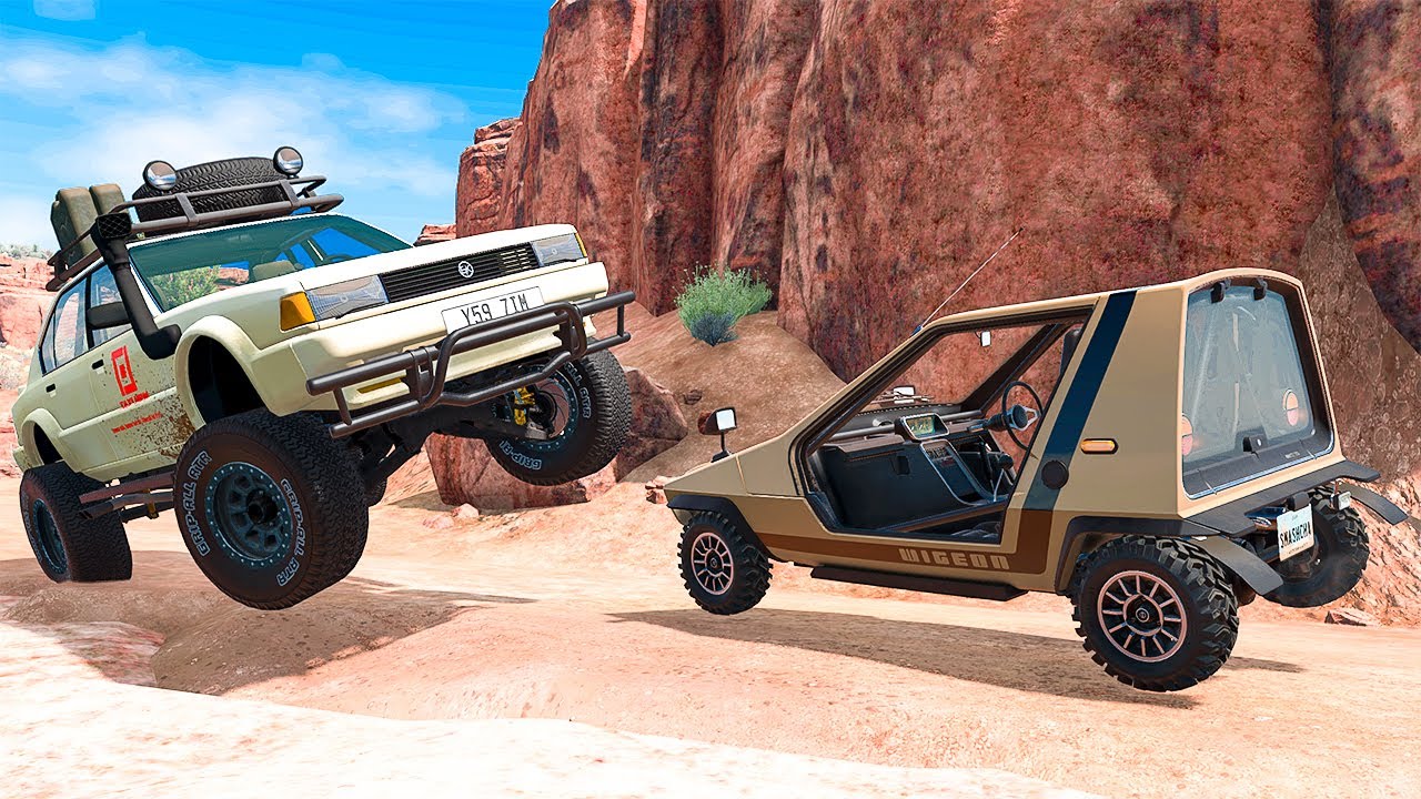 Cliff Drops #71 - BeamNG DRIVE | SmashChan
