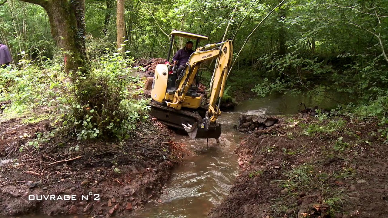 Travaux de restauration du ruisseau des Prés Villery (Mansevillers)