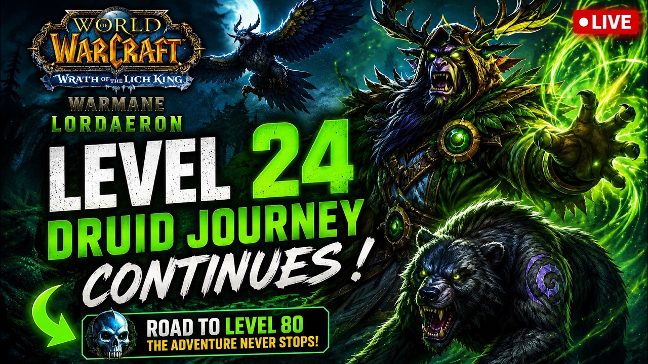 LEVEL 24 DRUID IS GETTING STRONG! 🔥 Warmane Lordaeron Leveling Journey #7