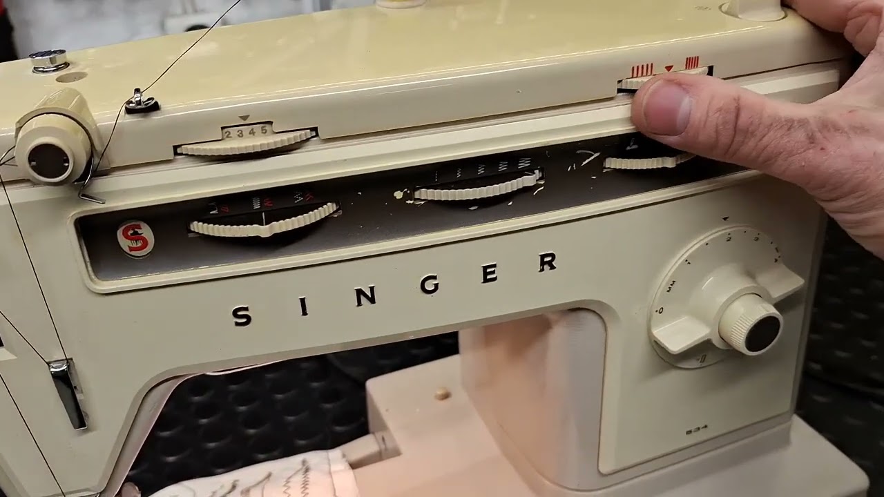 Singer 534 ompelukone putsihuollon jälkeen