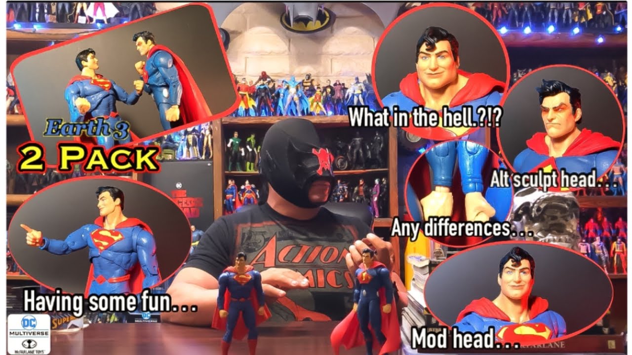 DC Multiverse Collection: Earth 3 Superman 2 Pack