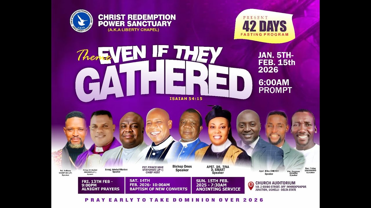 EVEN IF THEY GATHERED (DAY 38)||PST PRINCE MIKE OTAYOHWO ||FEB. 12 TH 2026