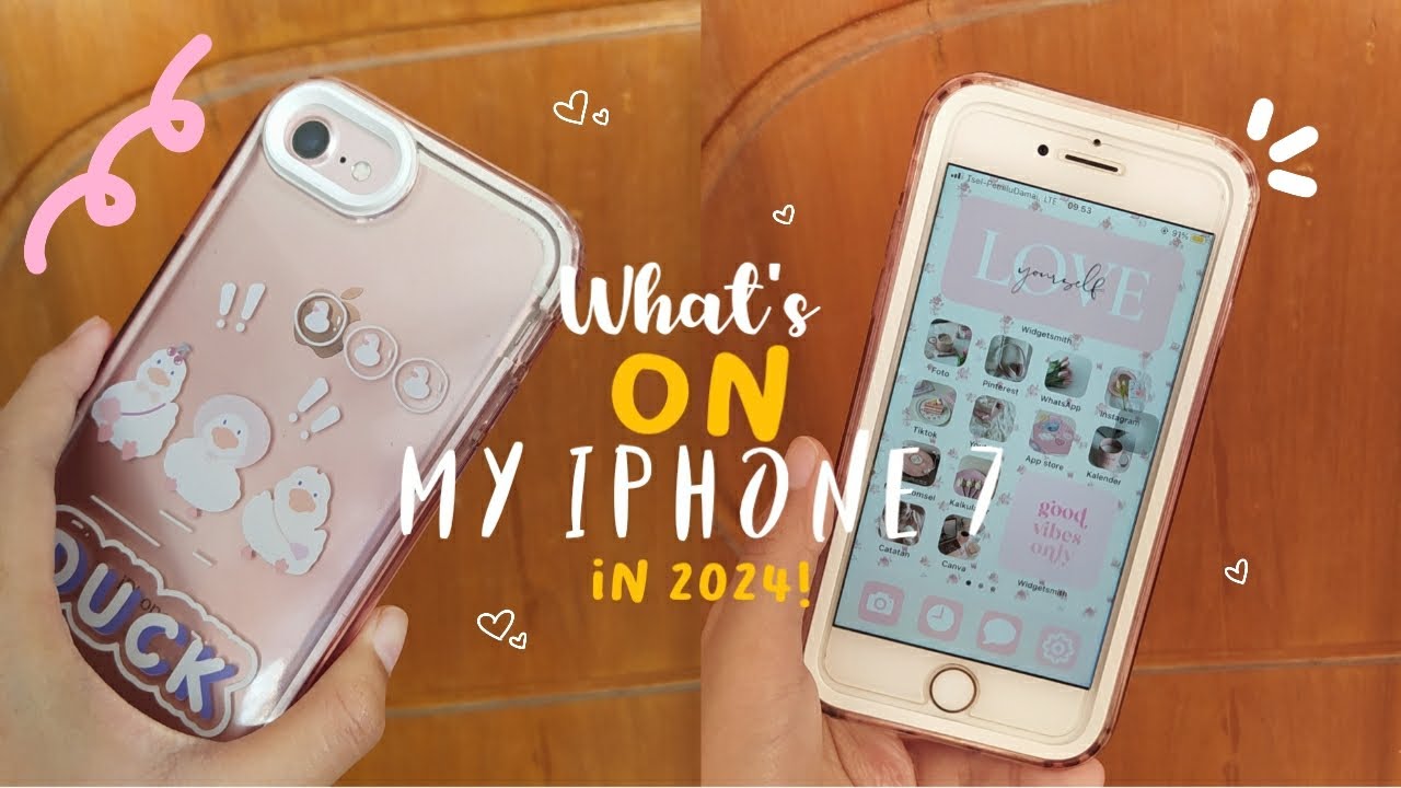 What's on my iphone 7 in 2024 🌷✨