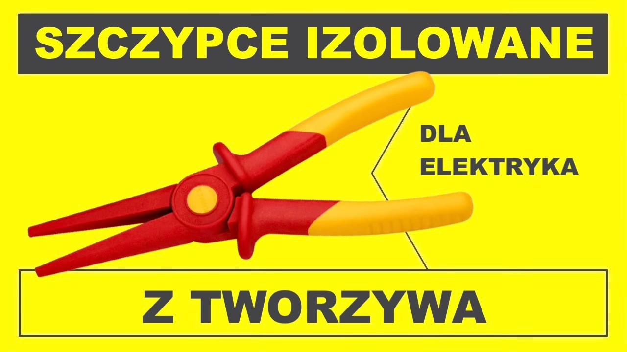 Szczypce wydłużone izolowane